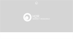 Desktop Screenshot of h2rmarketresearch.com