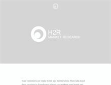 Tablet Screenshot of h2rmarketresearch.com